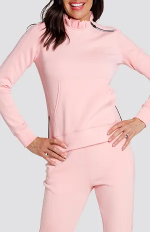 yoga clothing Flattering Design Condoleezza Quartz Pink Pullover
