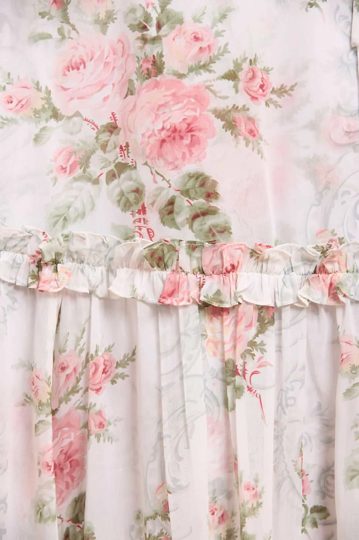 Office Friendly Drape Wave Madame Rose Carla Chiffon Cape Ballerina Dress