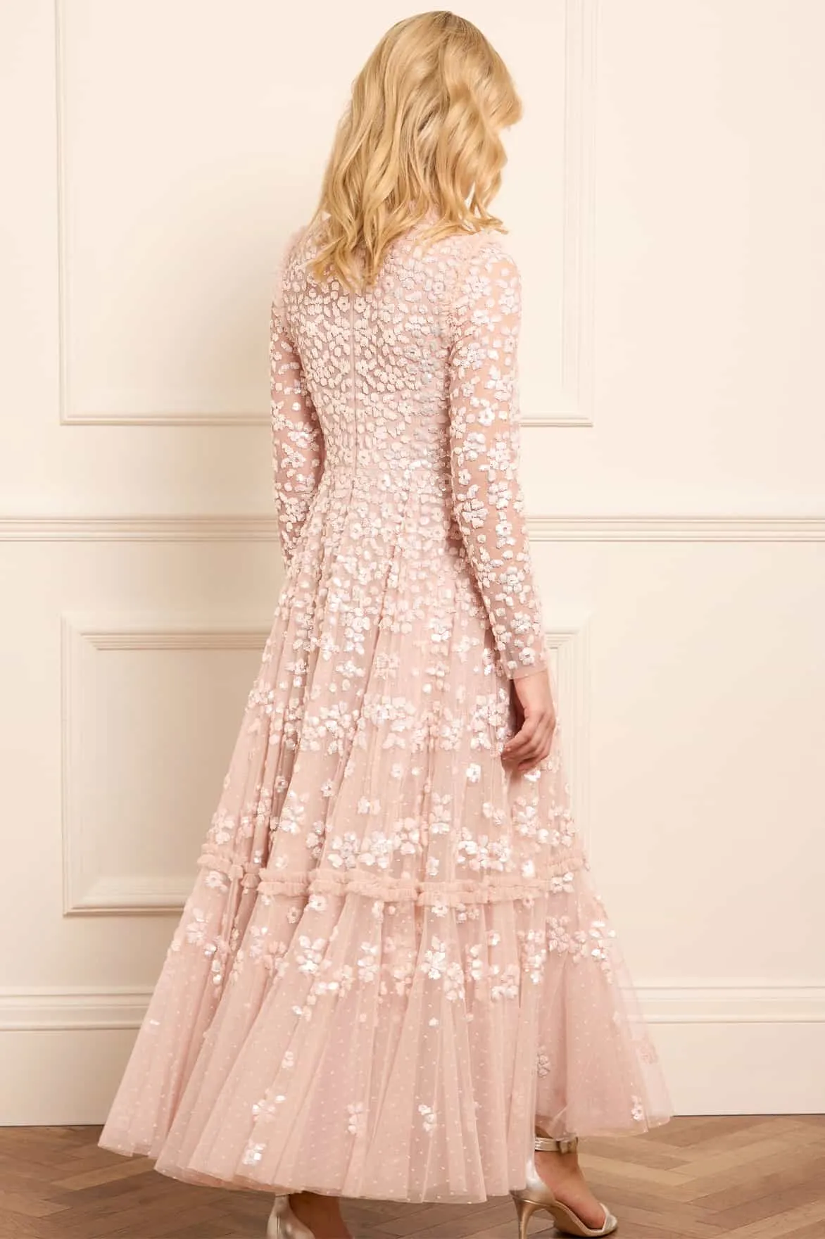 Classic A-line design Smile Glow Maeva Ankle Gown