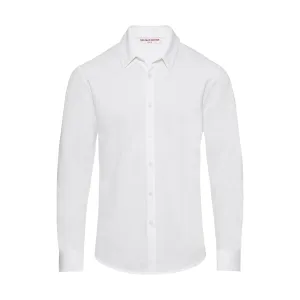Effortless Comfort Design Printed design Orlebar Brown - Giles Pique Shirt in White