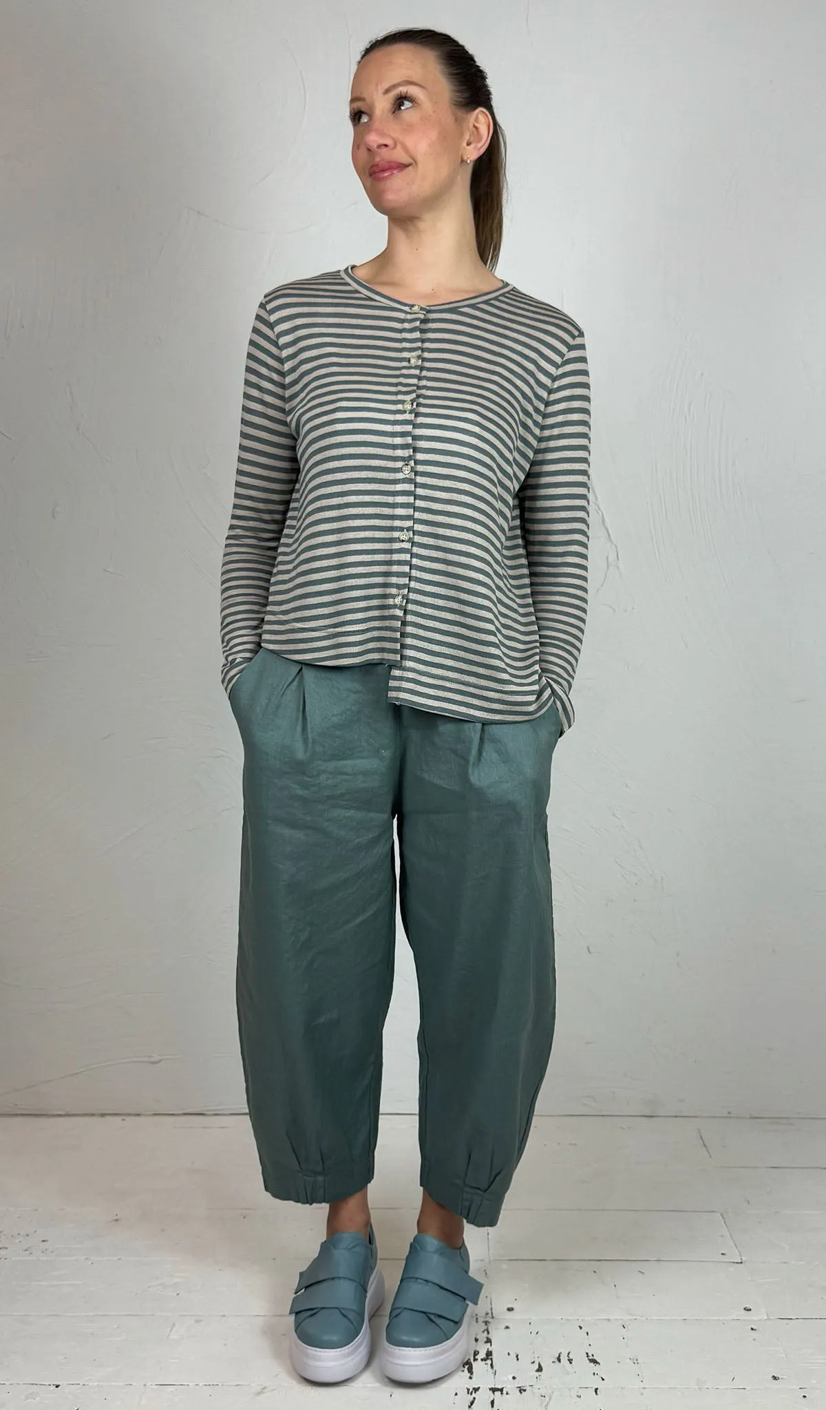 Mama B Bianco D Trousers Sweat Resistant