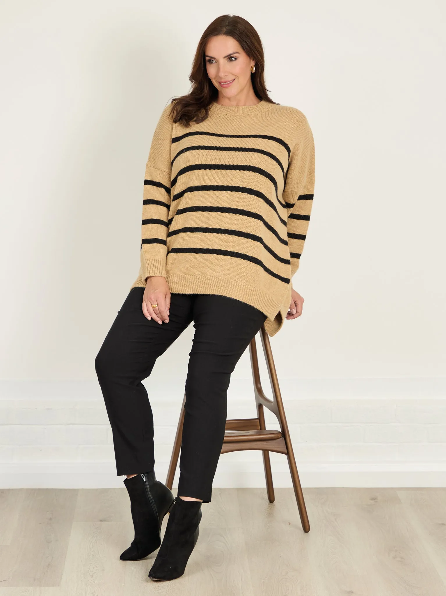 Marie FL by ROBELL Fleece Lined Trouser - Black All Season Outdoor Friendly