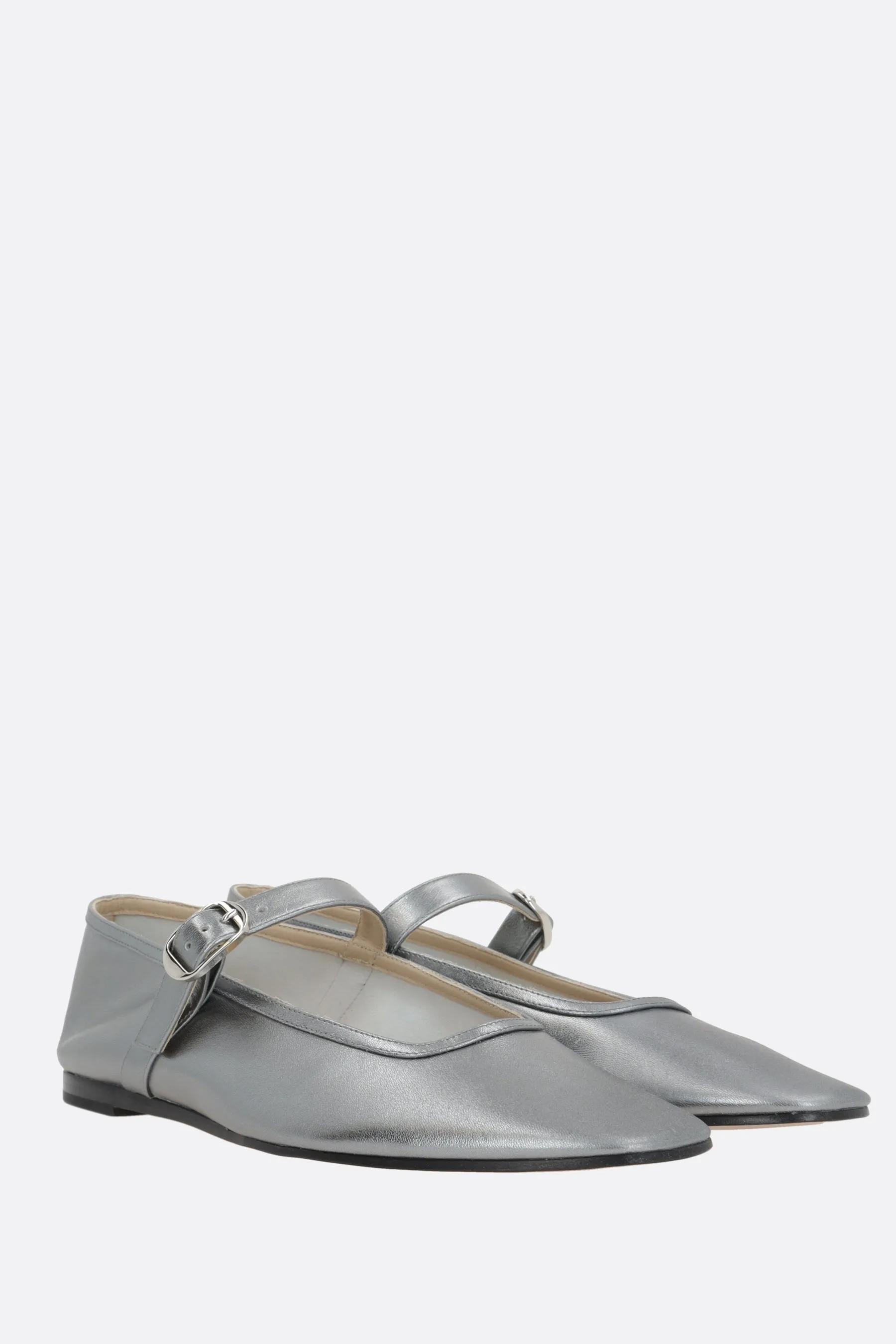 mary-jane ballerinas in metallic nappa No Effort