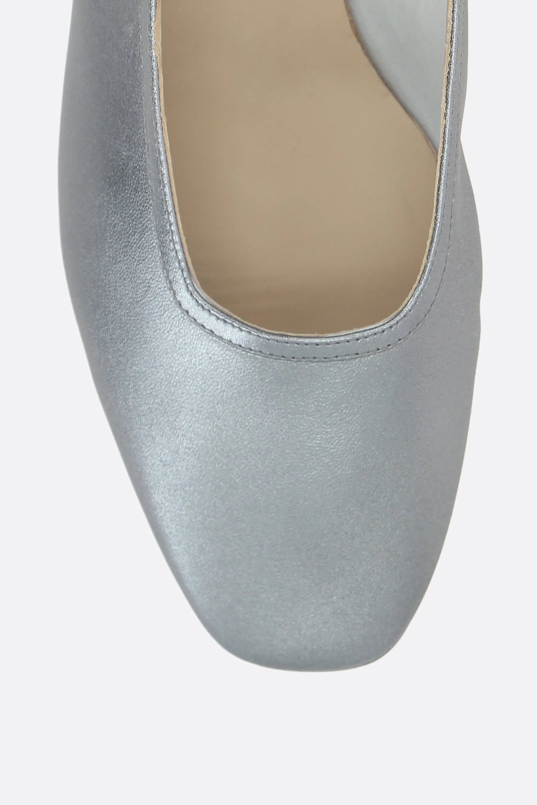 mary-jane ballerinas in metallic nappa Meadow Run Child Pace
