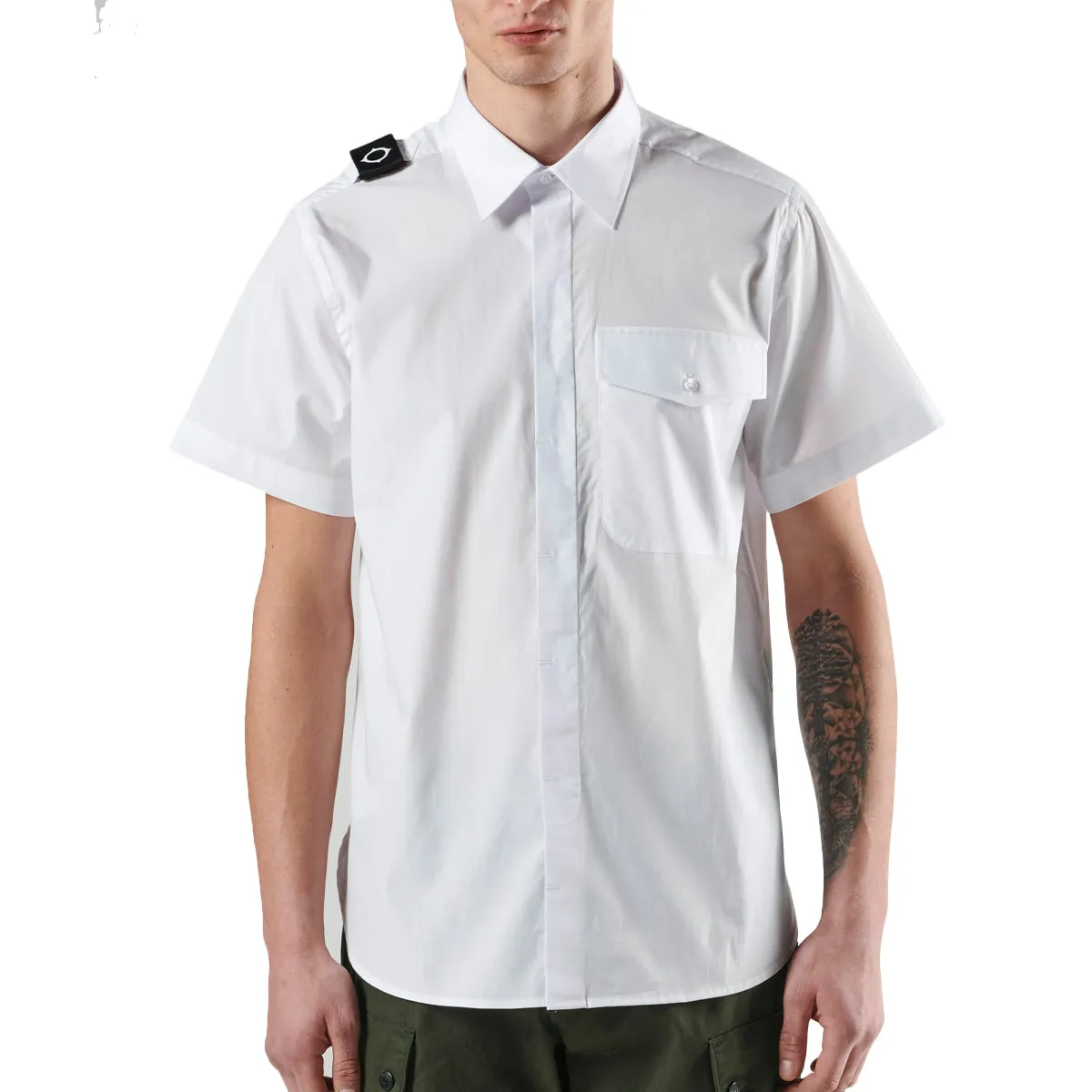 Cozy Look Wear Functional Side Gussets Mastrum - SS Cyclone Shirt in Optic White