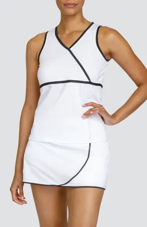 Mazikeen Tank - Chalk White - FINAL SALE Sleek Performance
