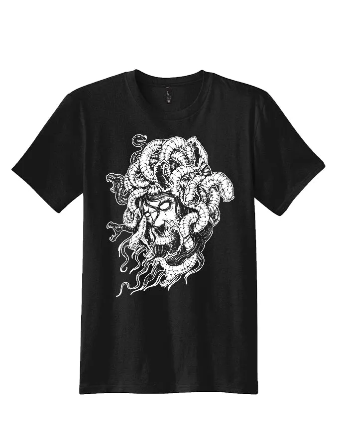 Medusa ?? Unisex T-Shirt Recycled Polyester Blend Formal Elegance