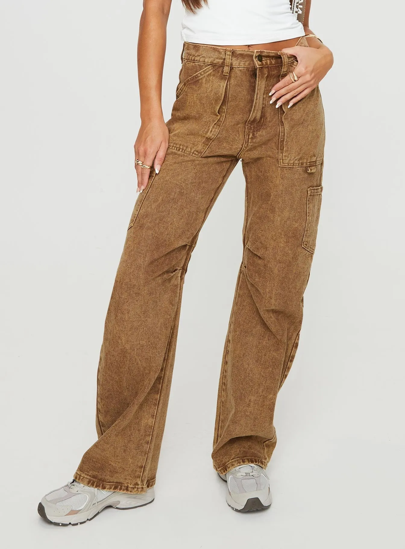 Elegant Adult Fashion City Walk Smart Casual Miami Vice Jeans Stone Wash