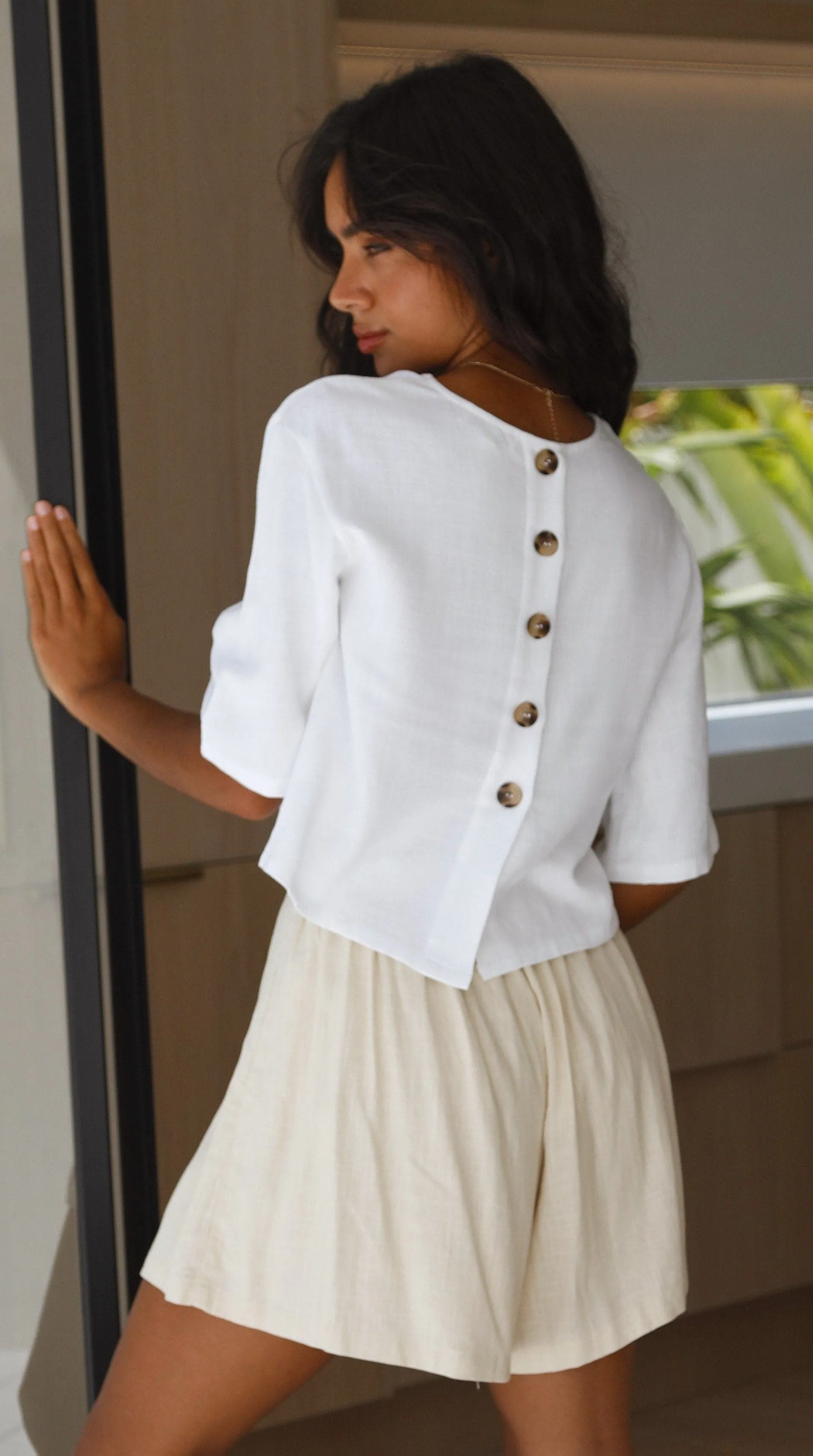 Eco Core Relaxed Style Charlotte Top - White