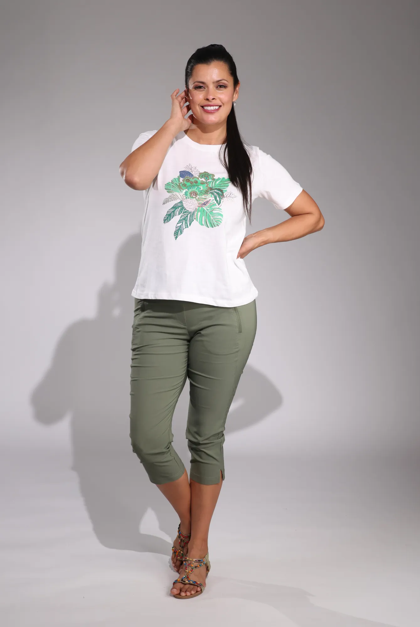 Utility Ready Training Wear Mid Calf Pant | OLIVE | 2161C1