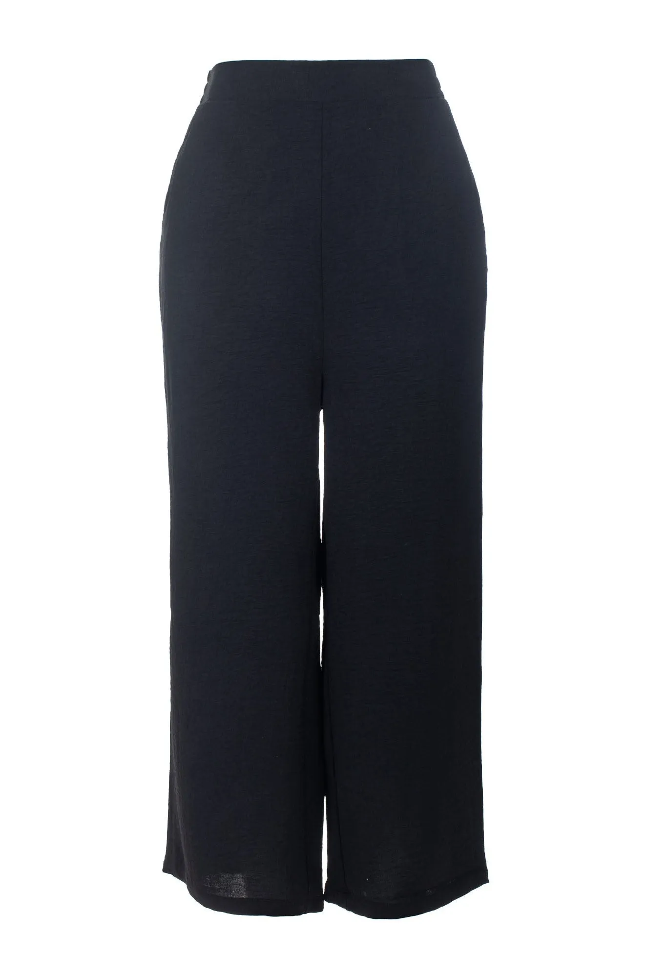 Mid Calf Pants | Black | 7362C1 HiddenDrawcord Light support