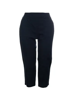 Mid Calf Pants | NAVY | 6816C1 Comfort Control Stretch Layer Fit