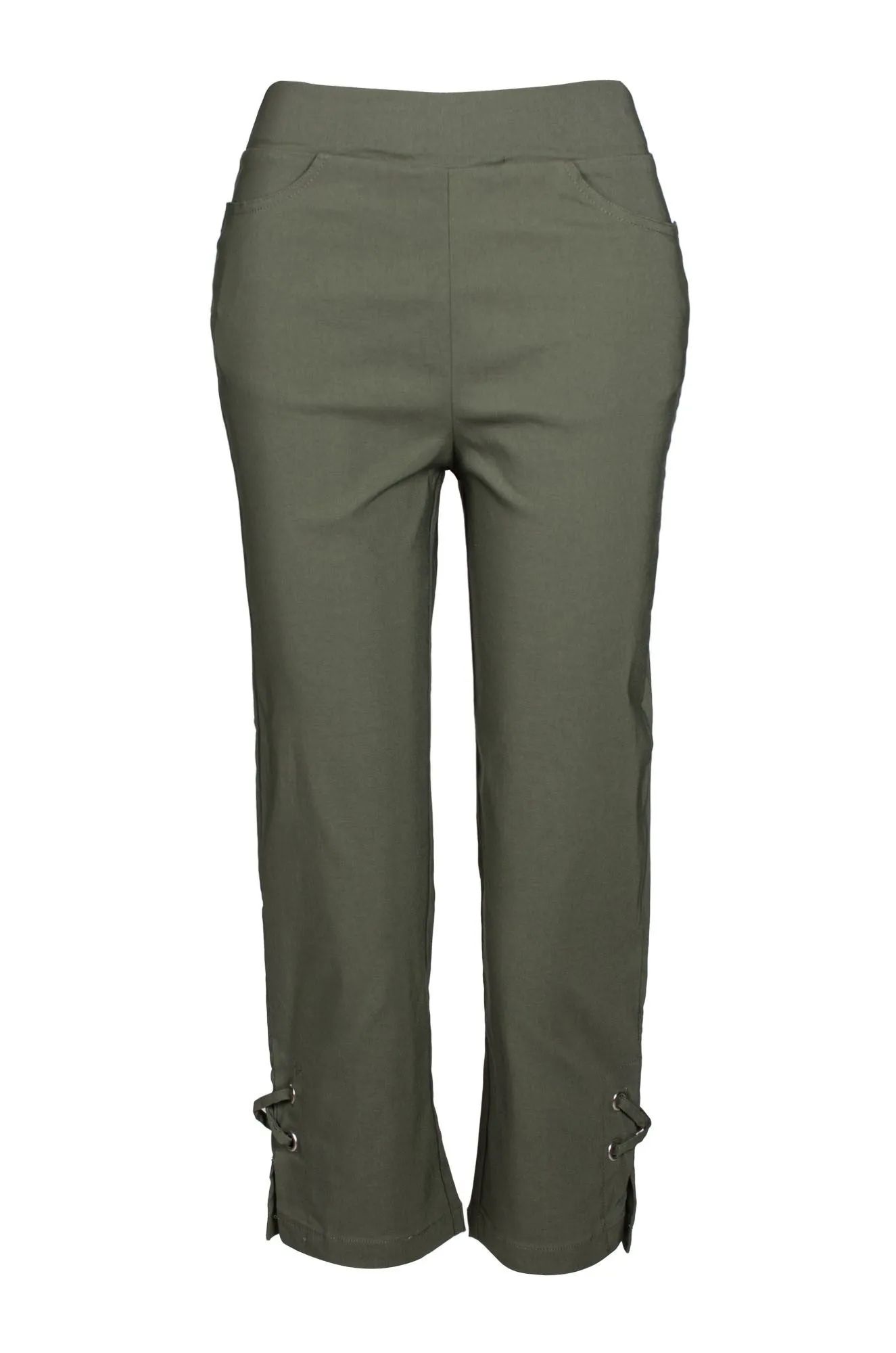 Mid Calf Pants | OLIVE | 6302C1 Commuter Fit