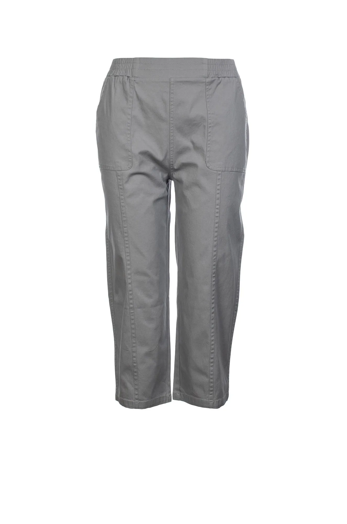 Mid Calf Pants | SILVER | 6816C1 SeamlessPocketDesign