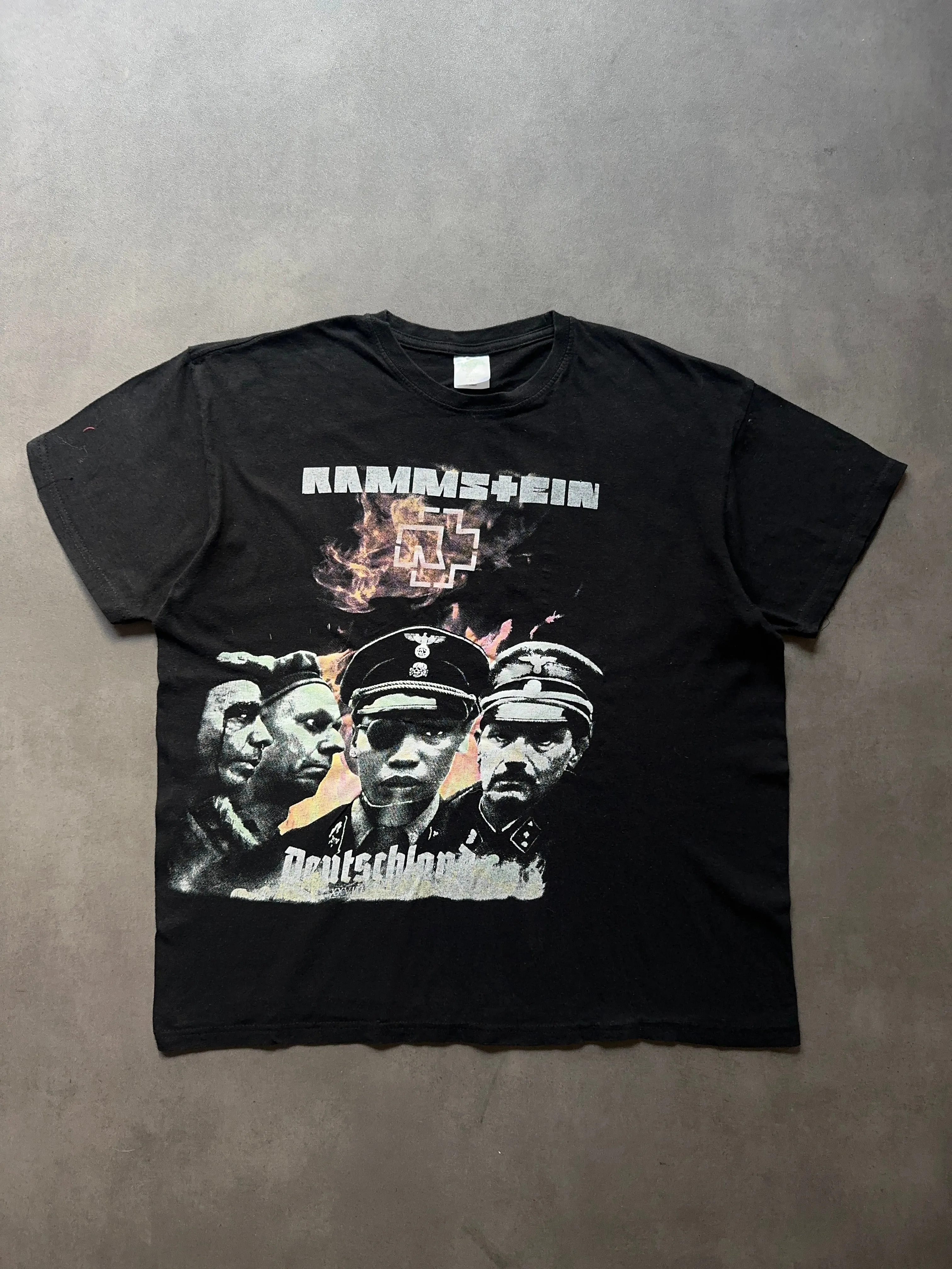 2010s Rammstein tee (L) Performance Wear Durable Wear