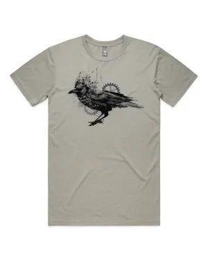 Crow ?? Unisex T-Shirt SoftenedTexturedWeave