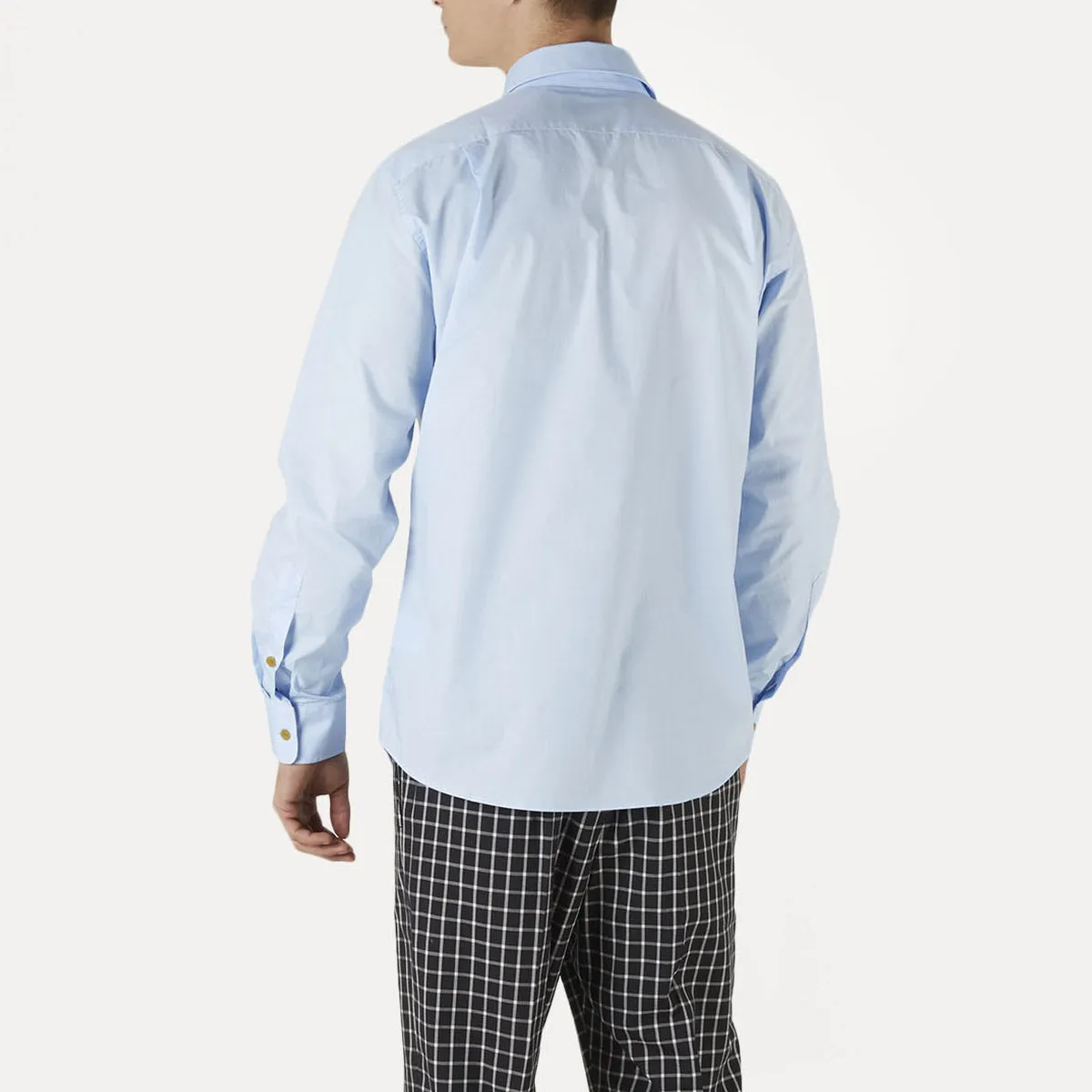 Vivienne Westwood - 2 Button Krall Shirt in Light Blue Bold Comfort