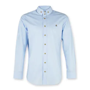 Vivienne Westwood - 2 Button Krall Shirt in Light Blue Relaxed and Comfy