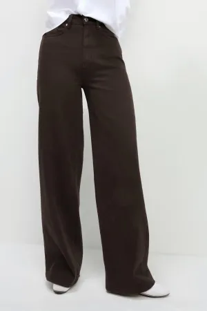 Wide Leg Coloured Jeans Fashion Lover Versatile Balanced Fit