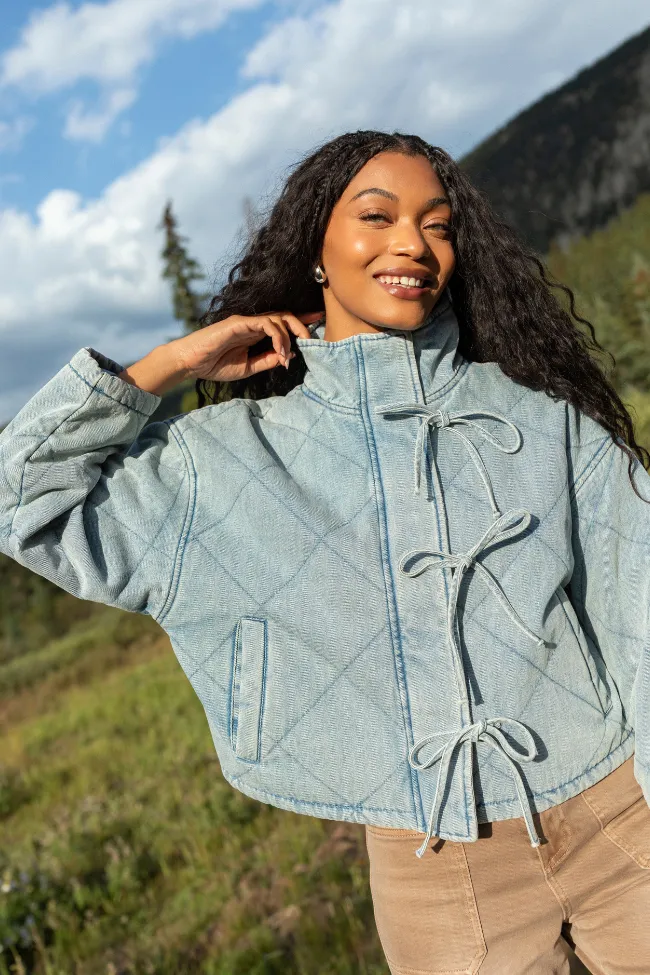 Temperature control Winslow Light Denim Quilted Jacket