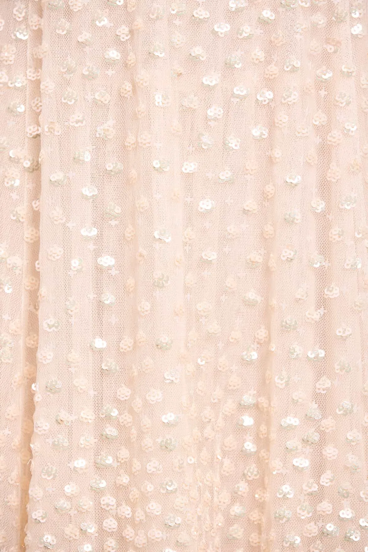 Scatter Dot Ruffle Ankle Gown Feminine flowing piece