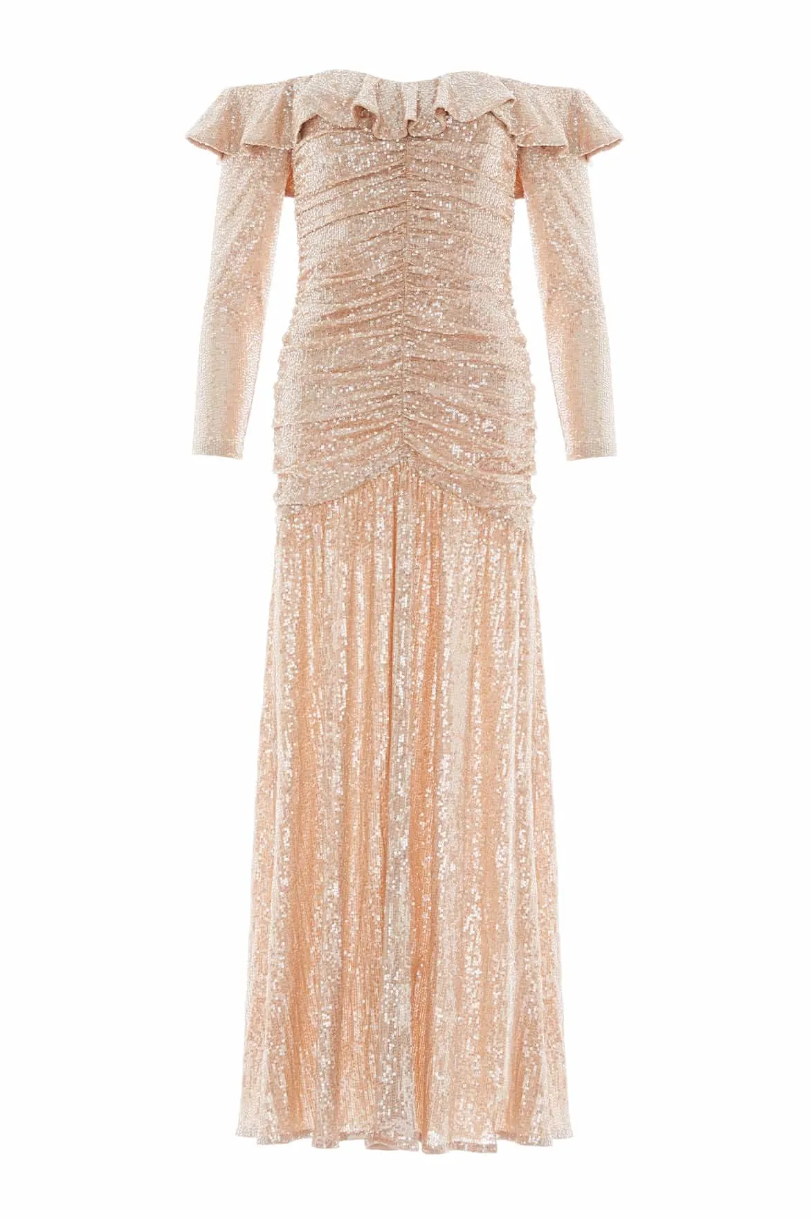 Sienna Off-Shoulder Gown Delicate Details