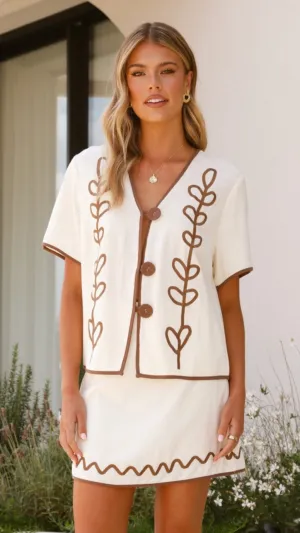 Energy Mood MachineWashable Easton Top - Cream