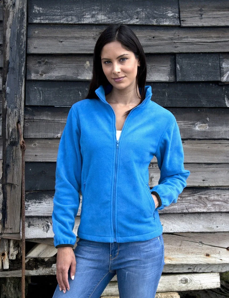 Backcountry Ready Hiking Ready Womens Fashion Fit Outdoor Fleece | BLACK