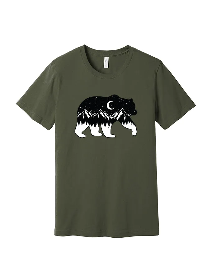 Night Sky Bear ?? Unisex T-Shirt Sleek And Stylish