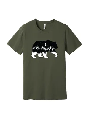 Night Sky Bear ?? Unisex T-Shirt Sleek And Stylish