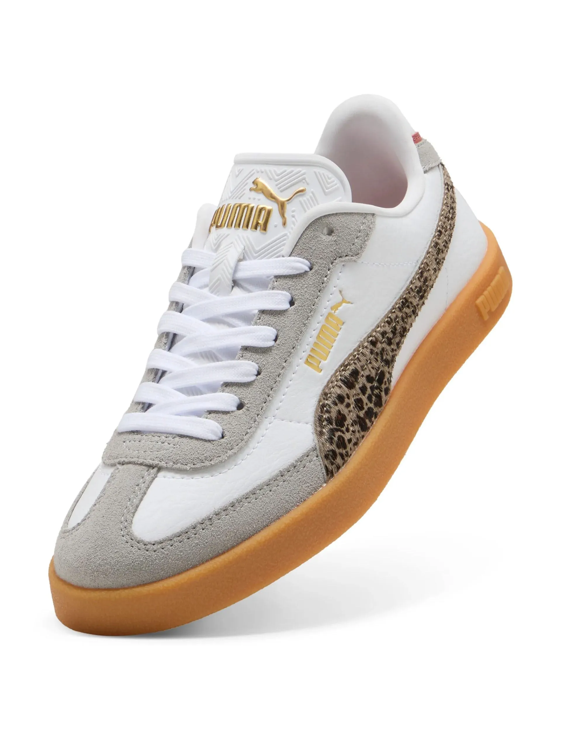 Club II Era Animal Flair Sneakers - White/Dusky Grey/Grey Echo Adaptive Lacing Mechanism