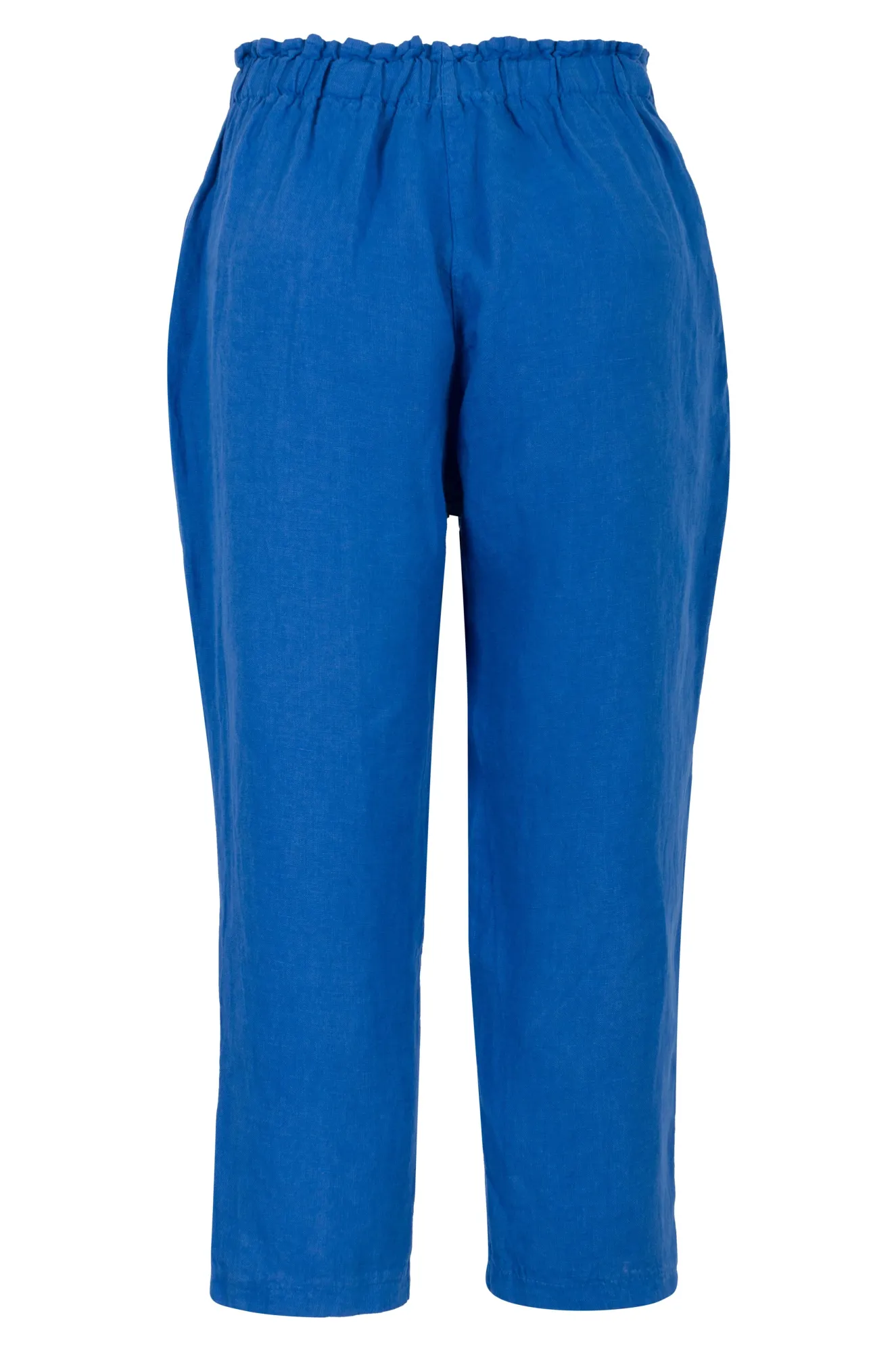 Made in Italy Mid Calf Pants | AZURE | 0206A1 slim fit All-Purpose Wear