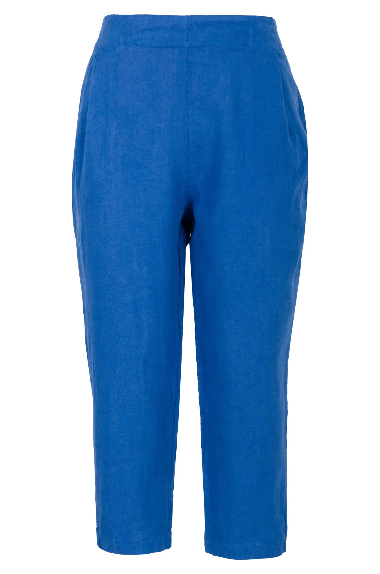 Flex Wear Seasonal Wear Made in Italy Mid Calf Pants | AZURE | 0206A1