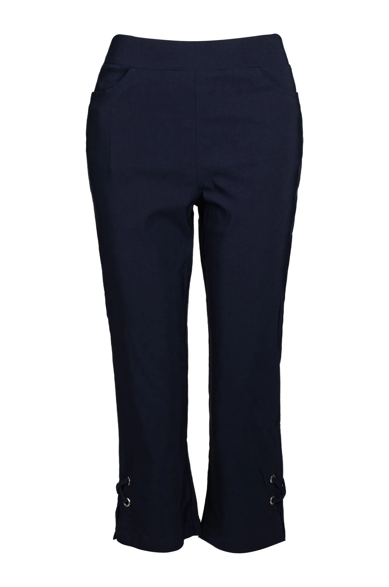 Mid Calf Pants | NAVY | 6302C1 CompressionSupport Non-Binding Fit