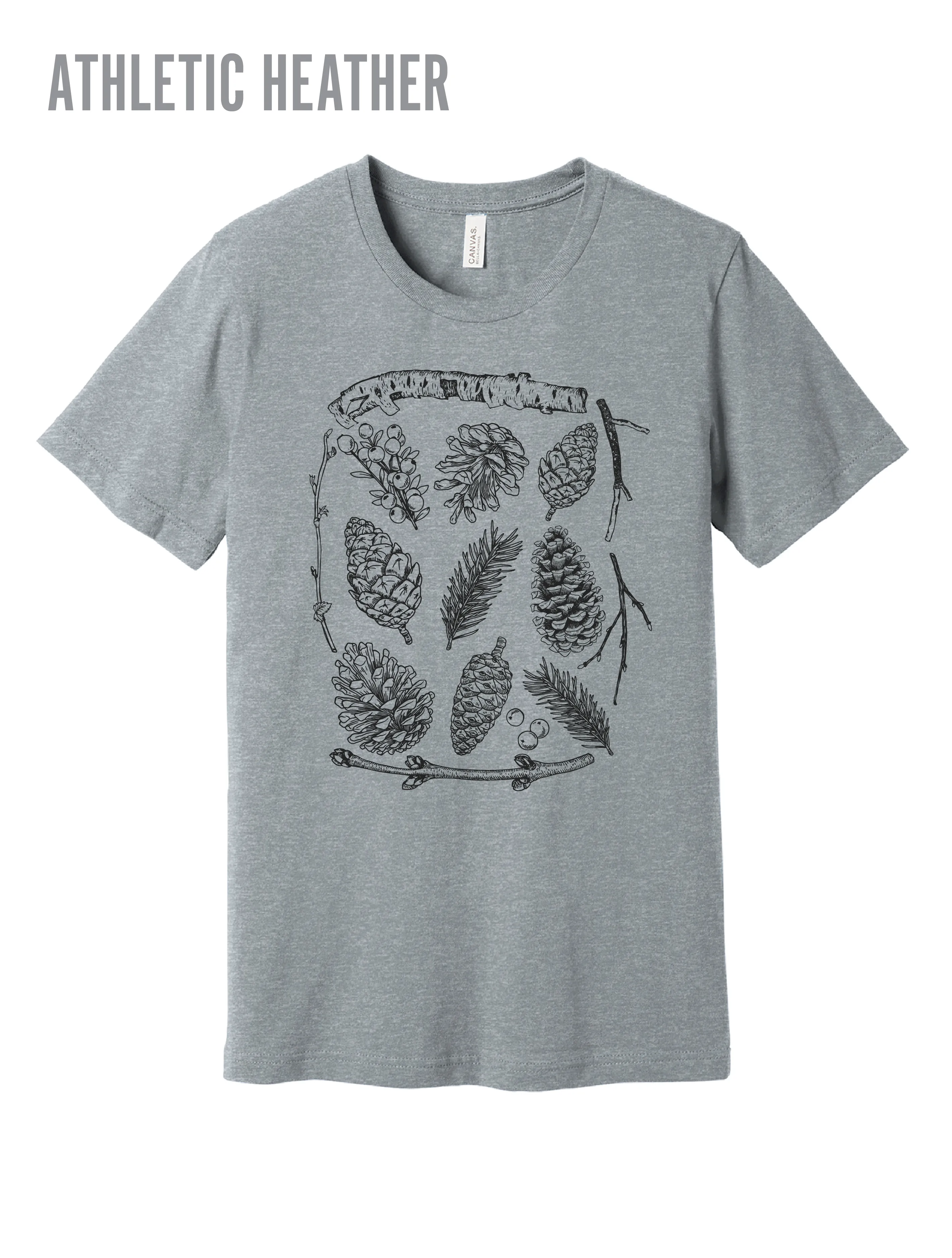 Fashionable Option Daily Style Trend Pinecones ?? Heather T-Shirt