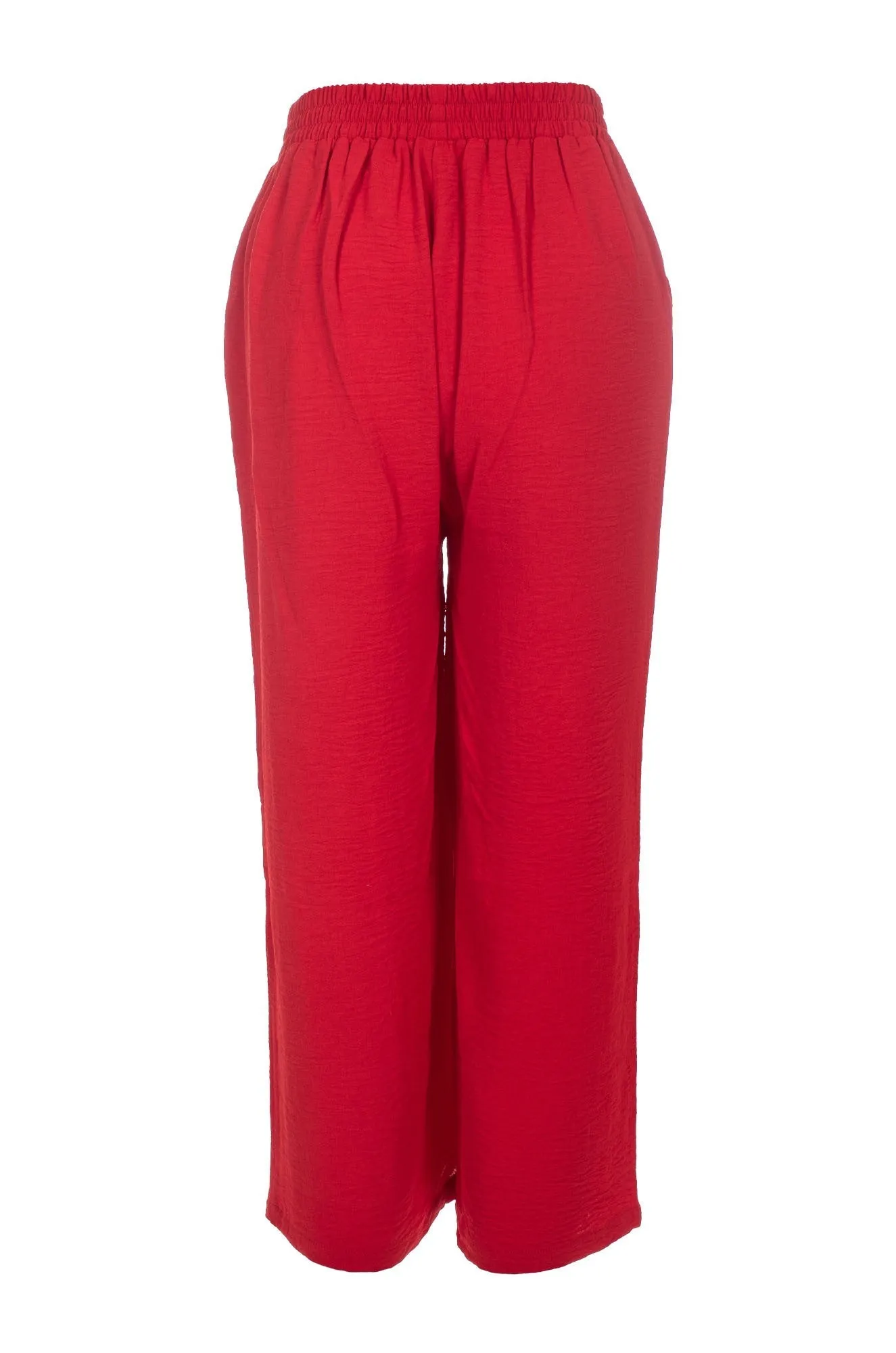 Mid Calf Pants | RED | 7362C1 Cozy Material FlexibleMobility