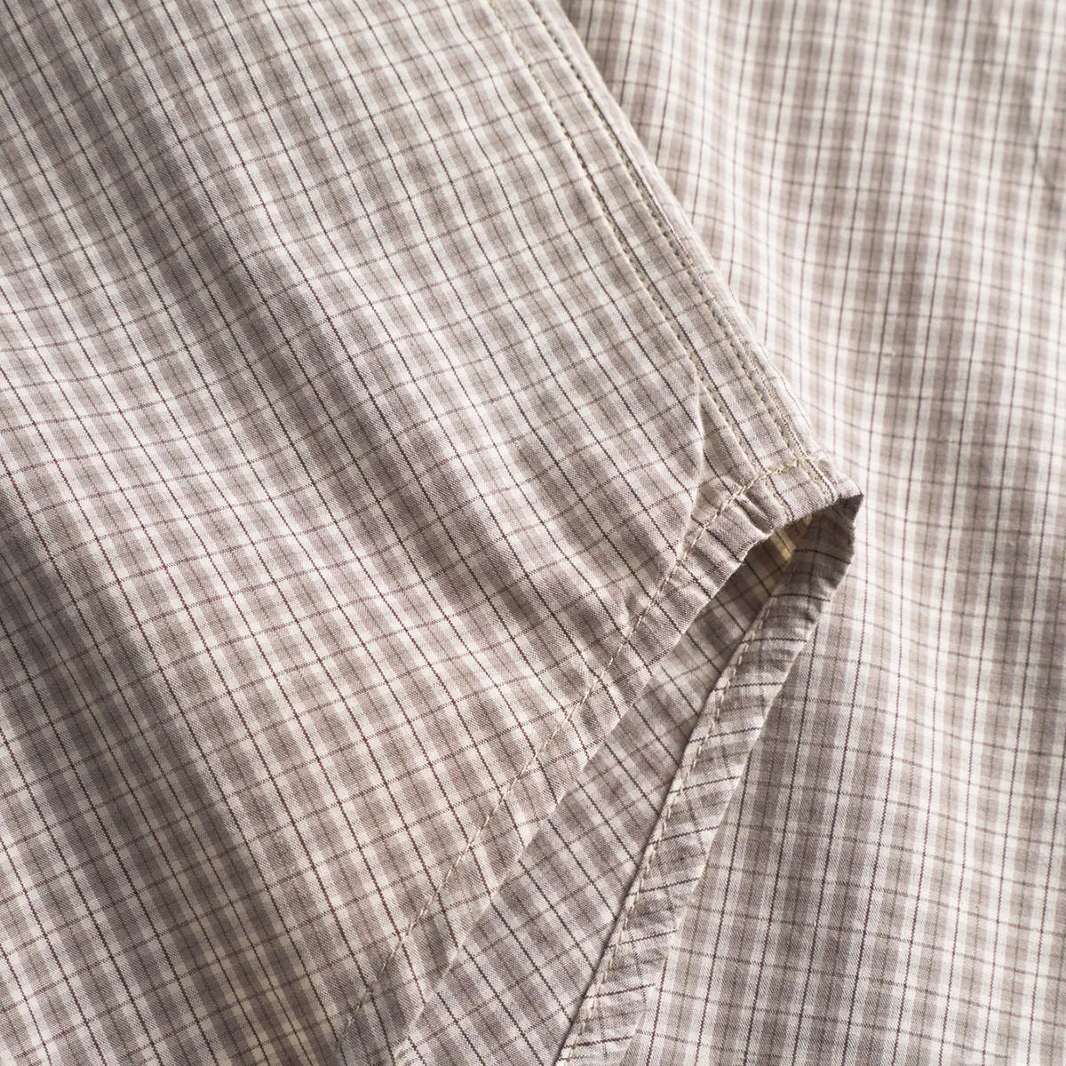 Fit for Any Season Cozy Comfort Fit Norse Projects - Algot Poplin Check Shirt in Walnut