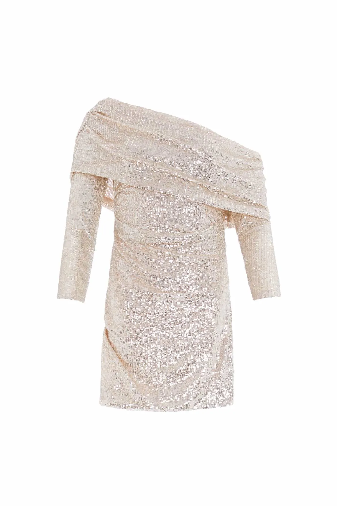 Curvy Glam Nova One-Shoulder Micro Mini Dress