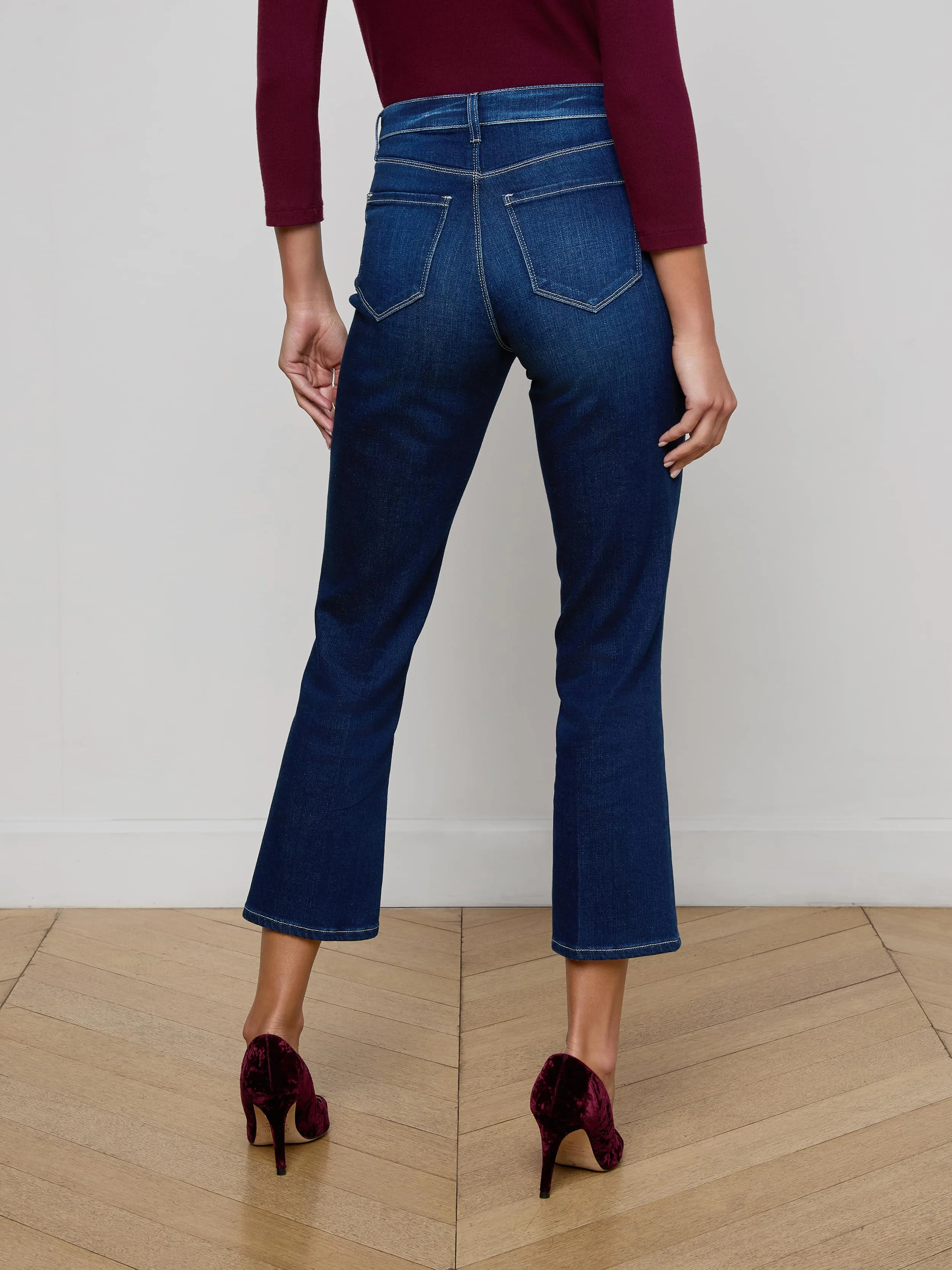 Trend Setter Vintage Lover Noya Cropped Slim Flare Jean