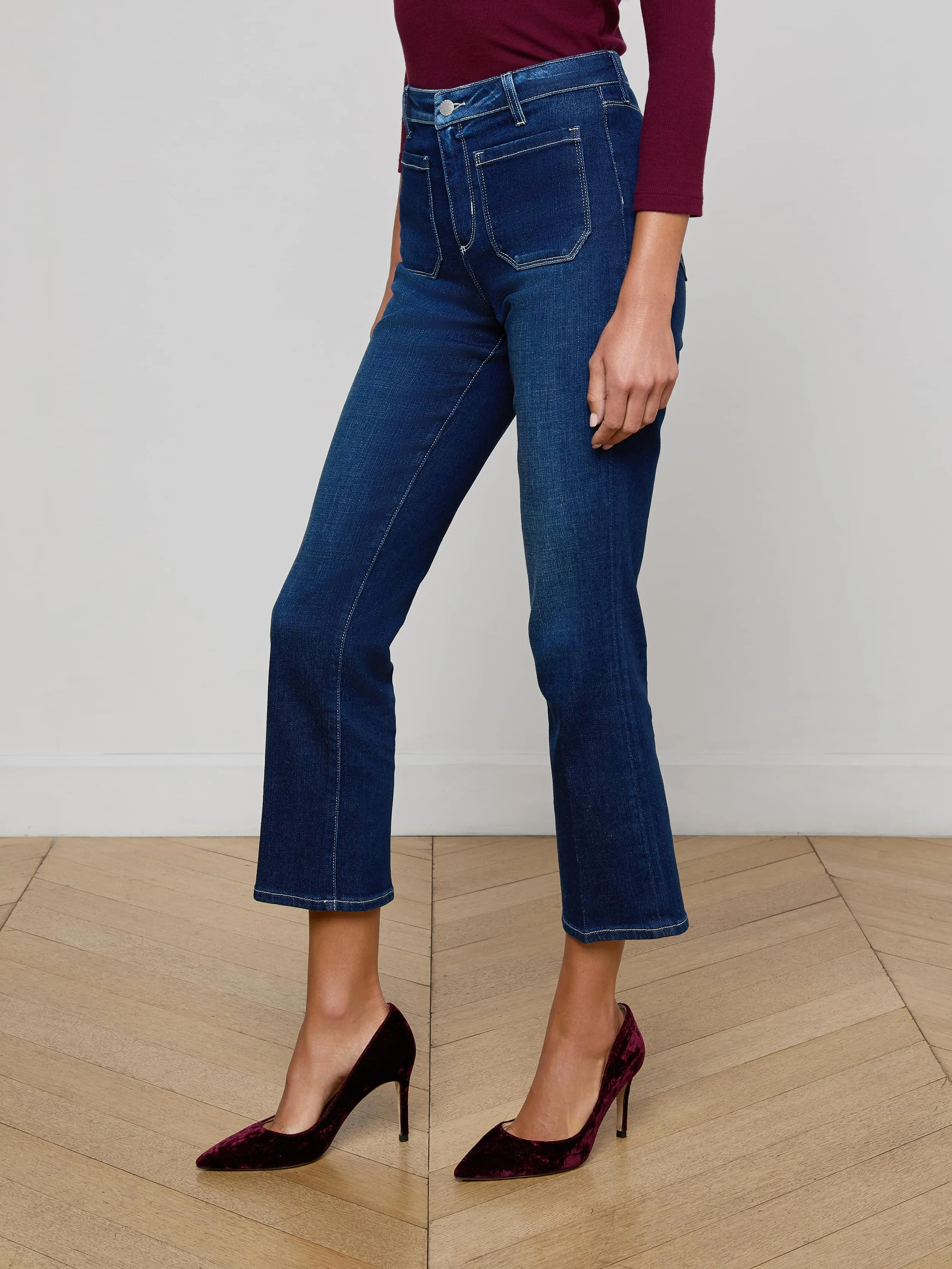 Outfit Formula Everyday Fashion Lover Noya Cropped Slim Flare Jean