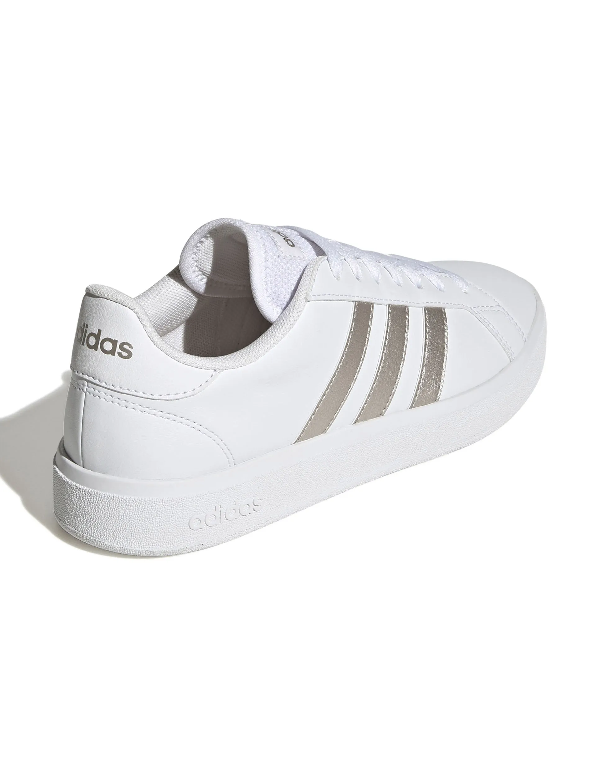 Low noise Street Fest Grand Court Base 2.0 Shoes - Cloud White/Platinum Metallic