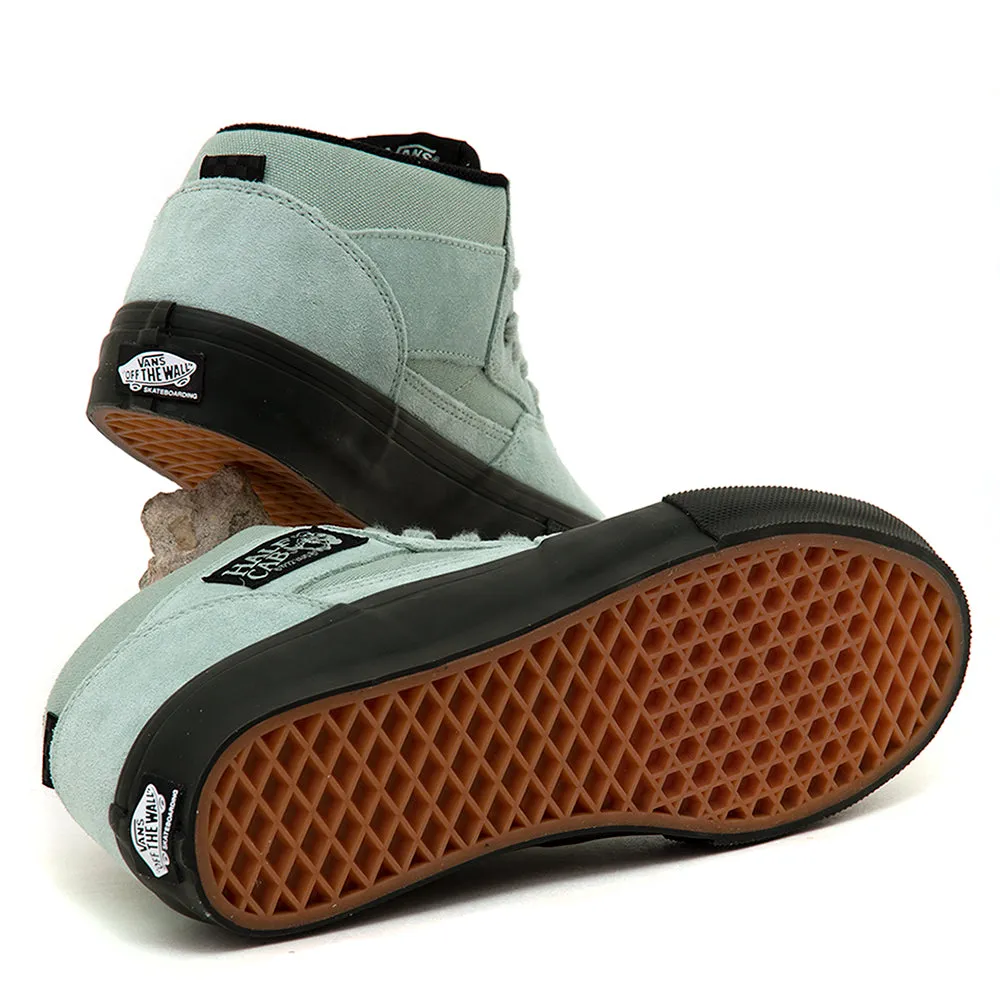 Lace Up Style Eco Friendly Office Workers Skate Half Cab (Gray Olive) VBU