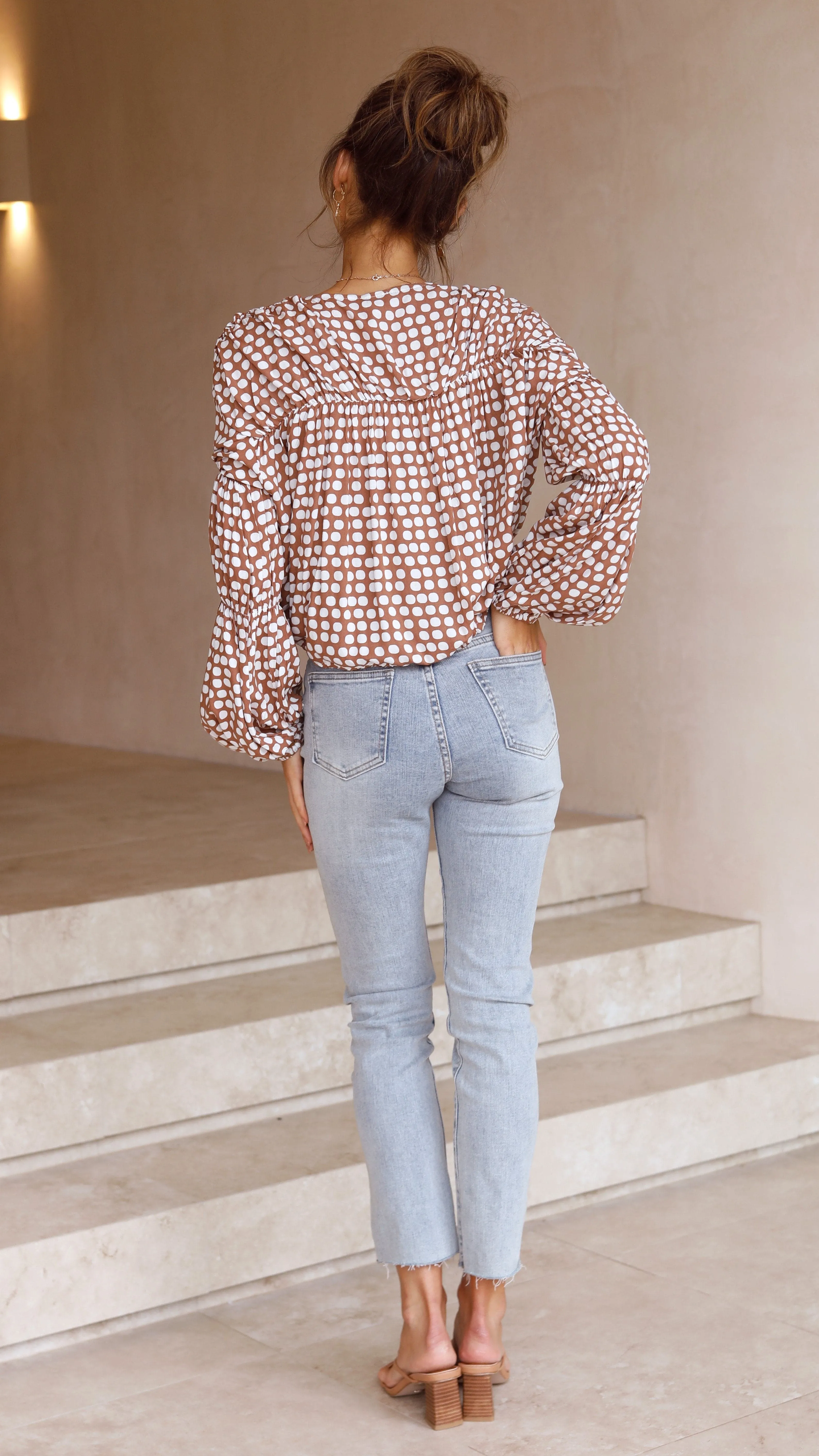 Orane Top - Brown Spot QuickDrying