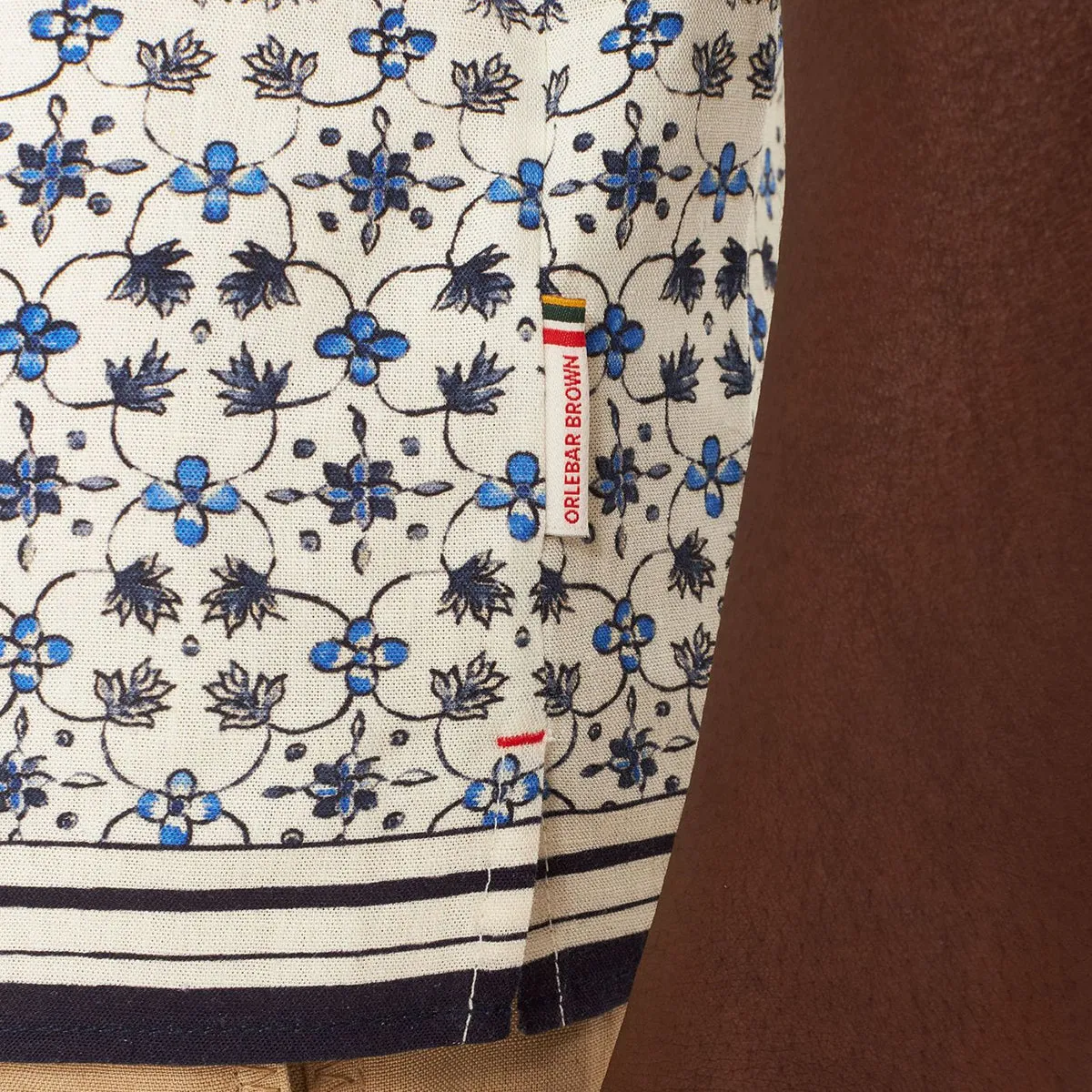 kids' Orlebar Brown - Hibbert Fiore SS Shirt in Cashew