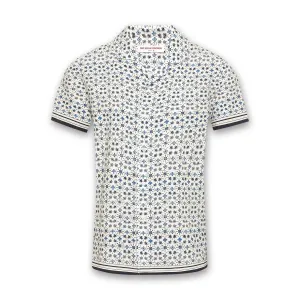 Cool Layer Wear Orlebar Brown - Hibbert Fiore SS Shirt in Cashew