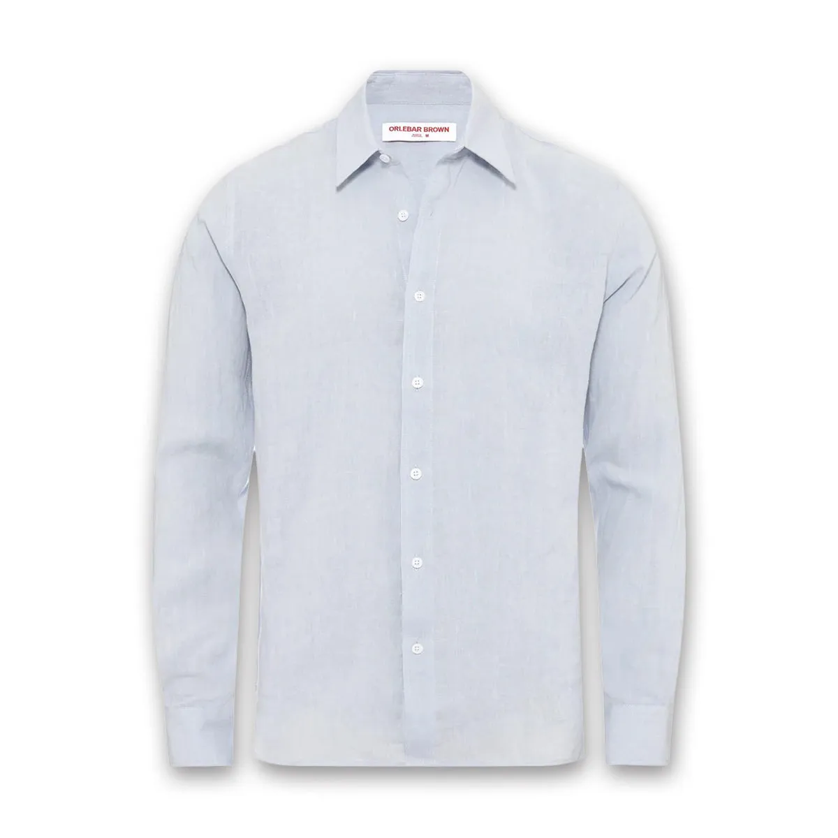 Spring Freshness Cozy Design Fit Orlebar Brown - Justin Relaxed Fit Linen Shirt in Hush