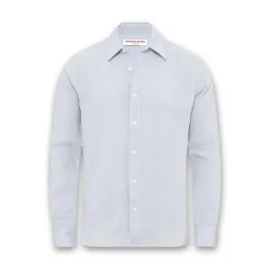 Orlebar Brown - Justin Relaxed Fit Linen Shirt in Hush Everyday Look Breathable Waist