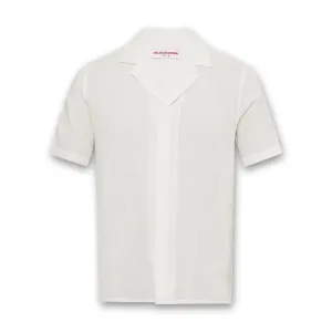 Ethically Sourced Material All-Season Comfort Orlebar Brown - Maitan SS Linen Shirt in White