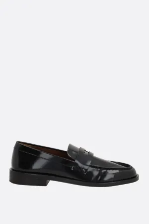 Contoured Foot Shape Mocasso loafers in shiny leather