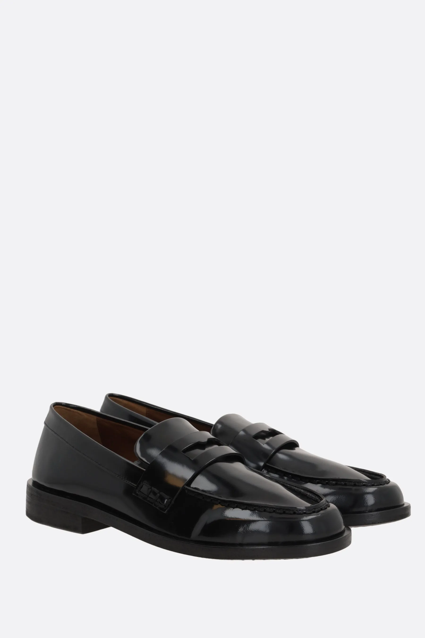 Mocasso loafers in shiny leather Tidy look Cushioned Step